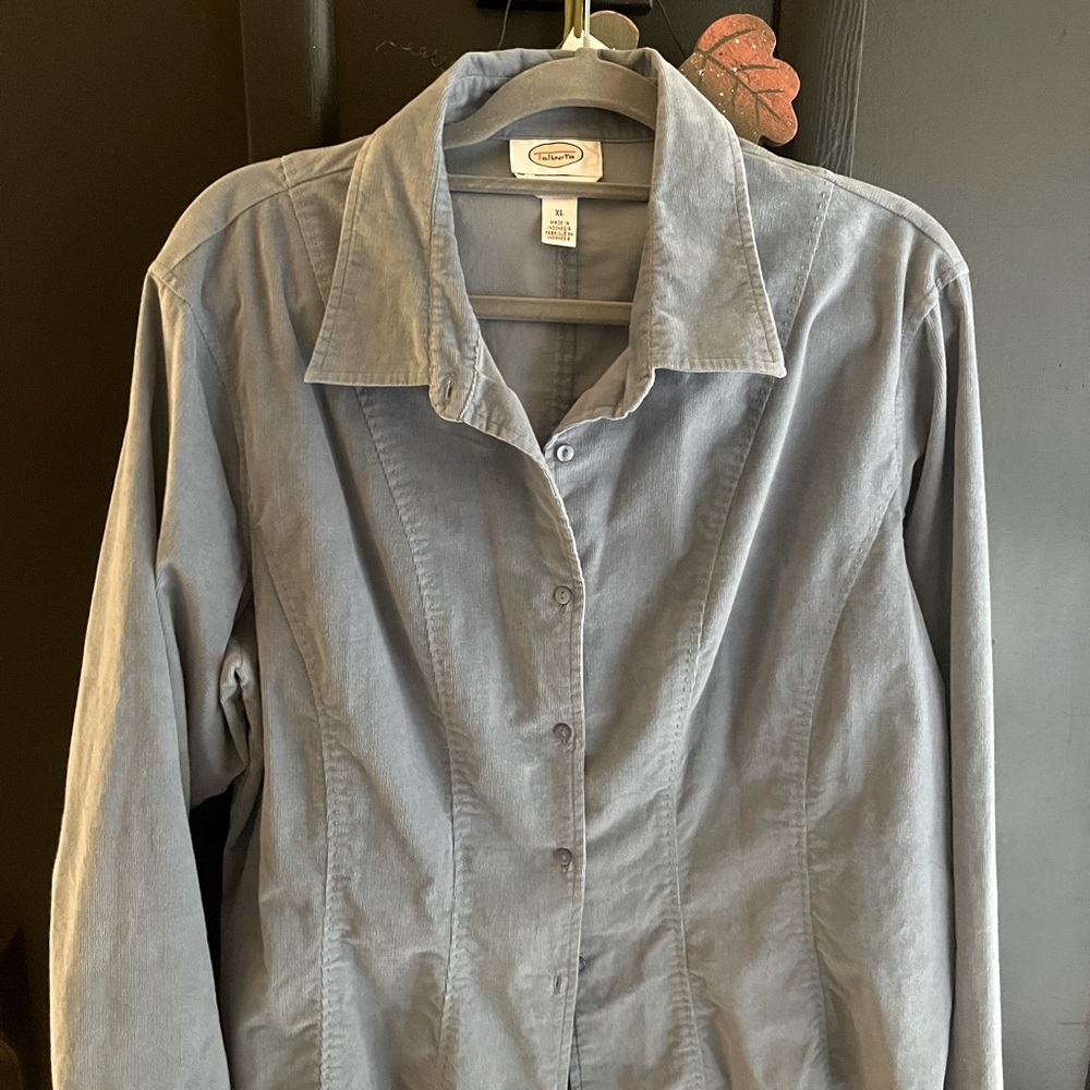 Talbots Xlg Blue Shirt